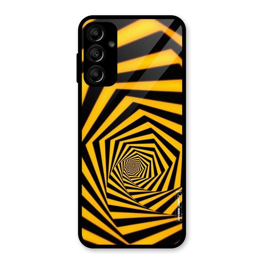 Taxi Pattern Glass Back Case for Galaxy A14 5G