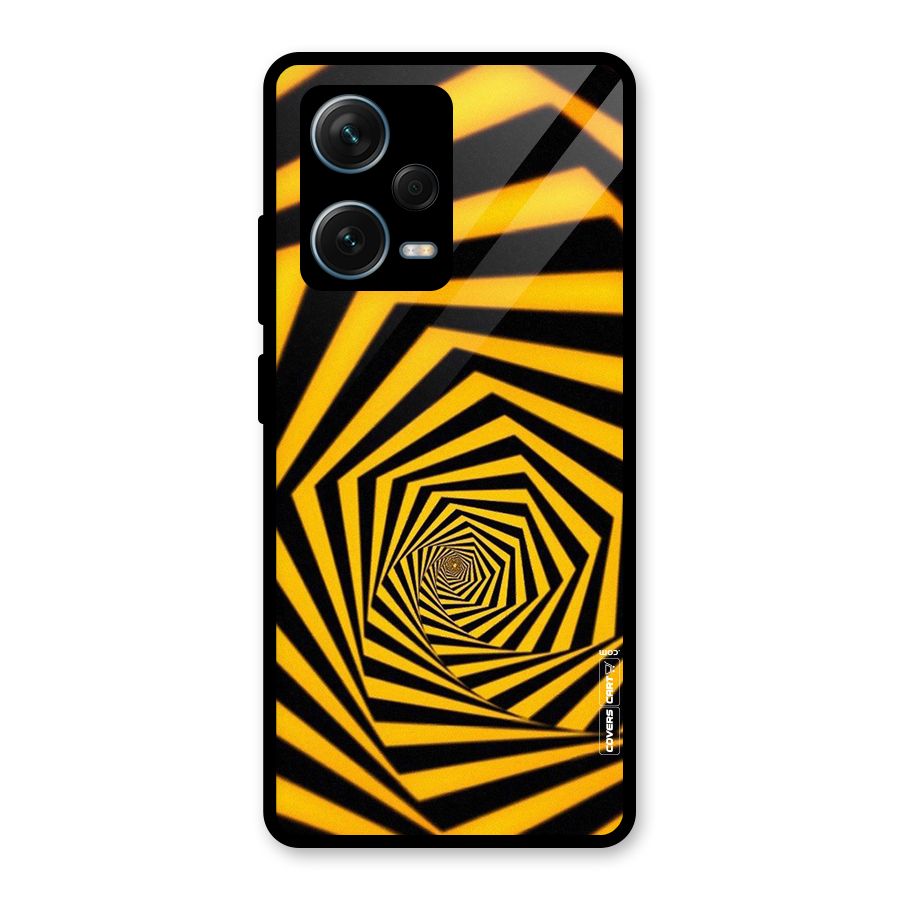 Taxi Pattern Glass Back Case for Redmi Note 12 Pro Plus 5G