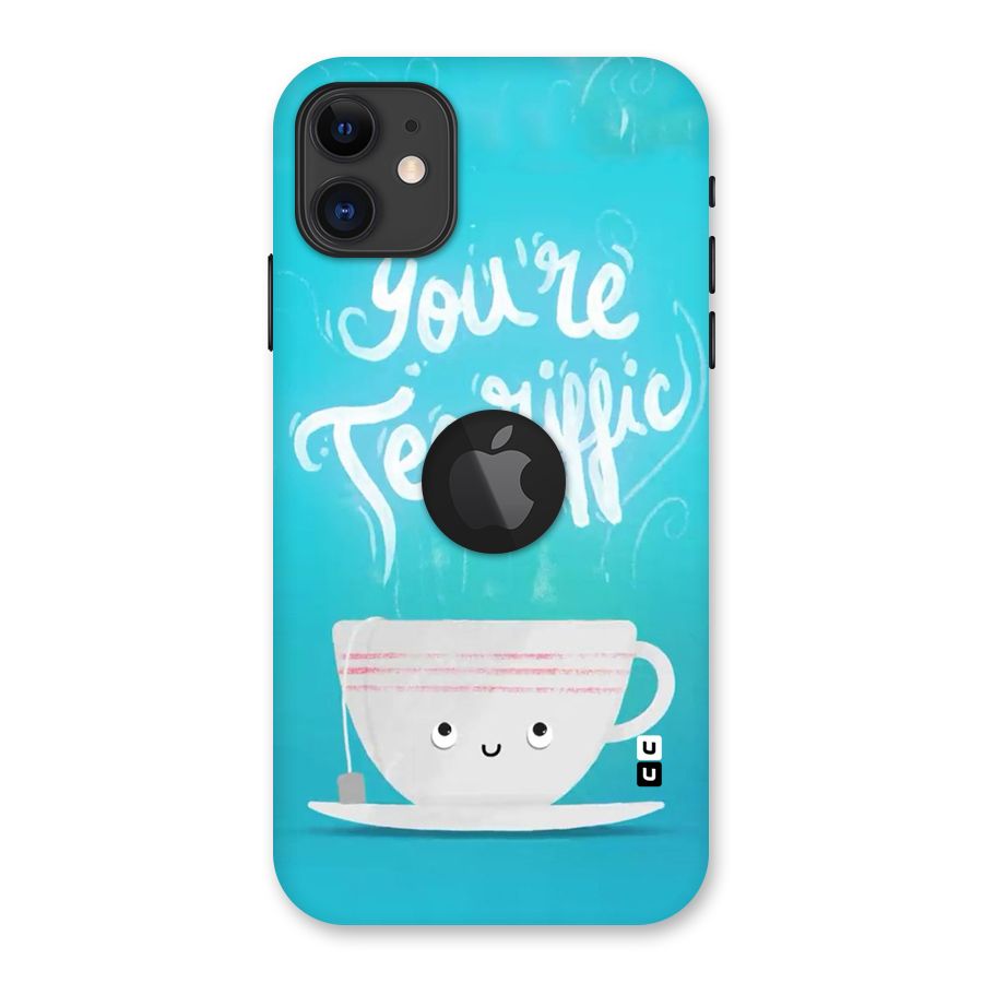 Tea-rific Back Case for iPhone 11 Logo Cut
