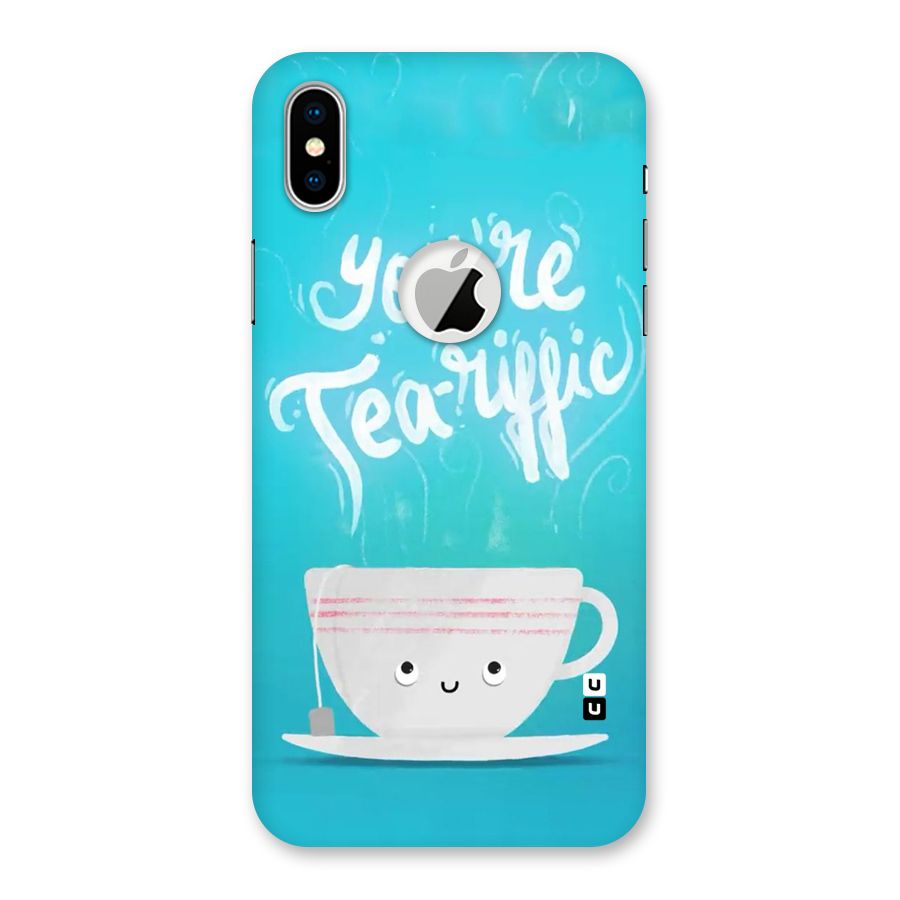 Tea-rific Back Case for iPhone X Logo Cut