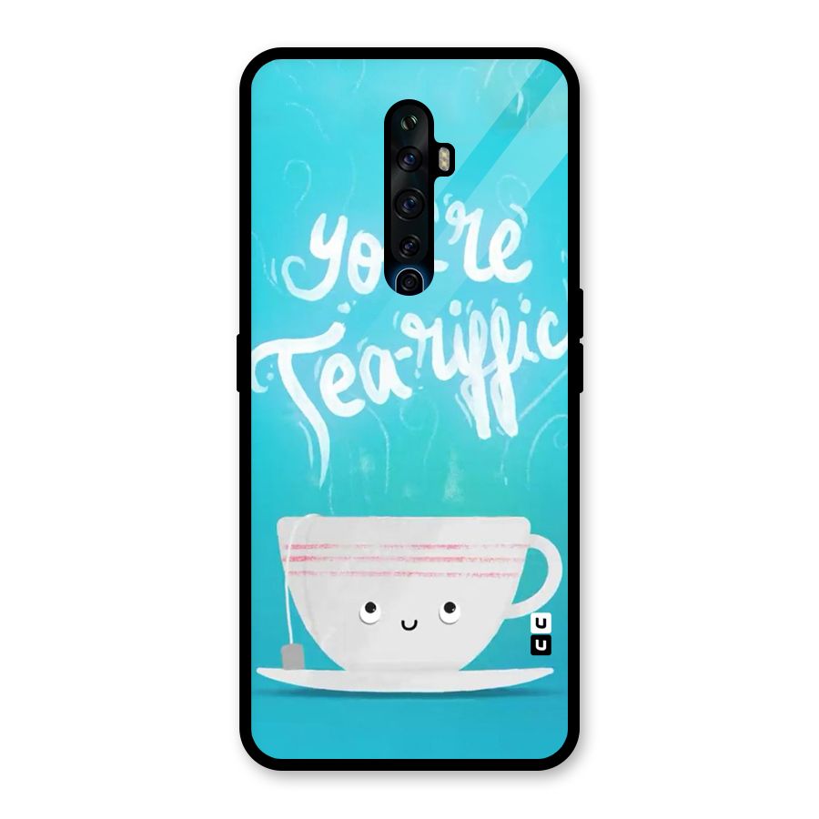 Tea-rific Glass Back Case for Oppo Reno2 F