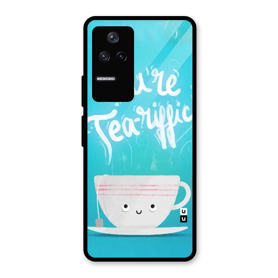 Tea-rific Glass Back Case for Poco F4 5G