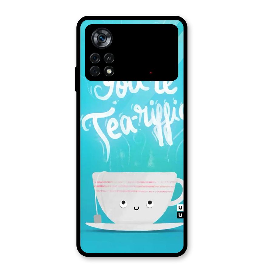 Tea-rific Glass Back Case for Poco X4 Pro 5G