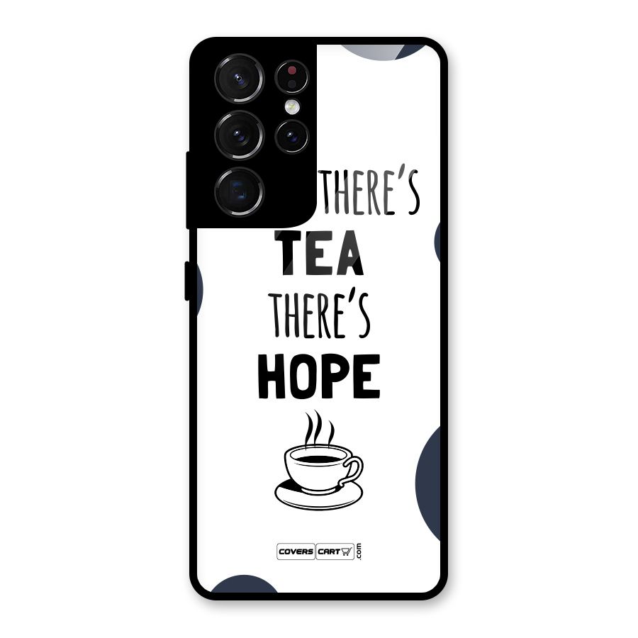Tea Hope Glass Back Case for Galaxy S21 Ultra 5G