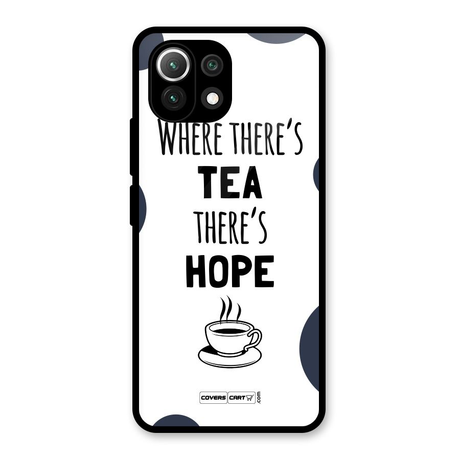 Tea Hope Glass Back Case for Mi 11 Lite