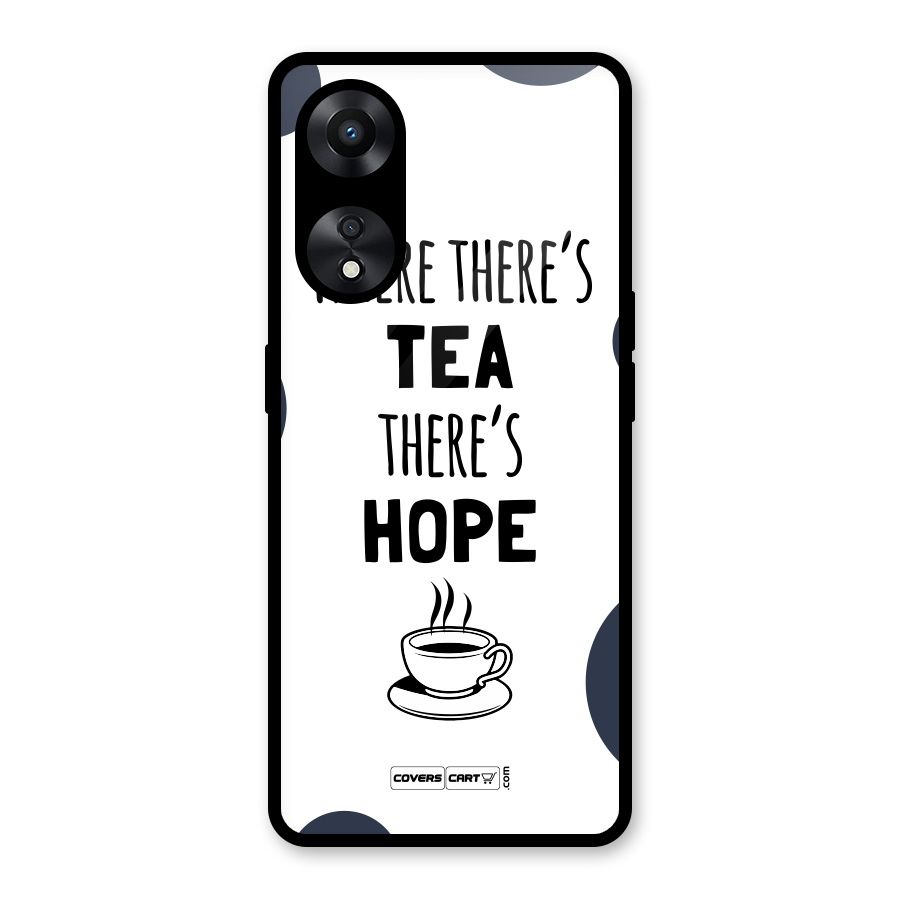 Tea Hope Glass Back Case for Oppo A78