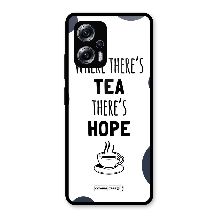 Tea Hope Glass Back Case for Redmi K50i