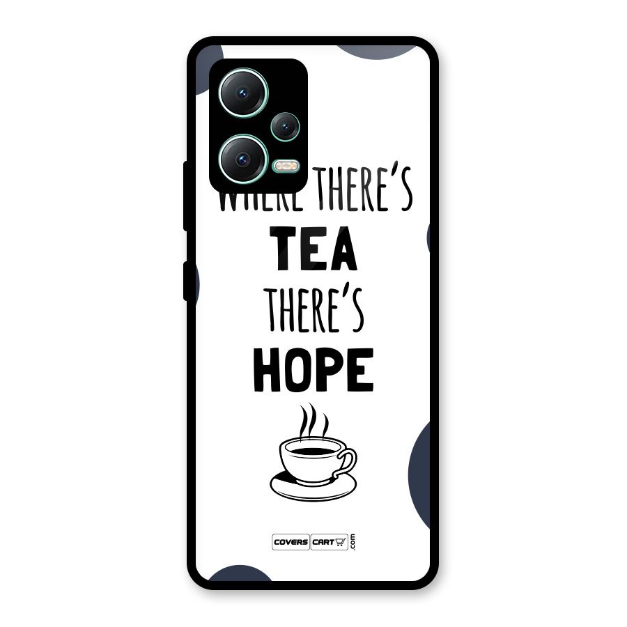 Tea Hope Glass Back Case for Redmi Note 12 5G