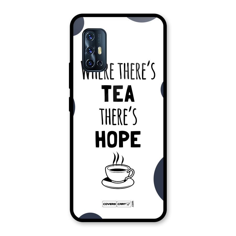 Tea Hope Glass Back Case for Vivo V17