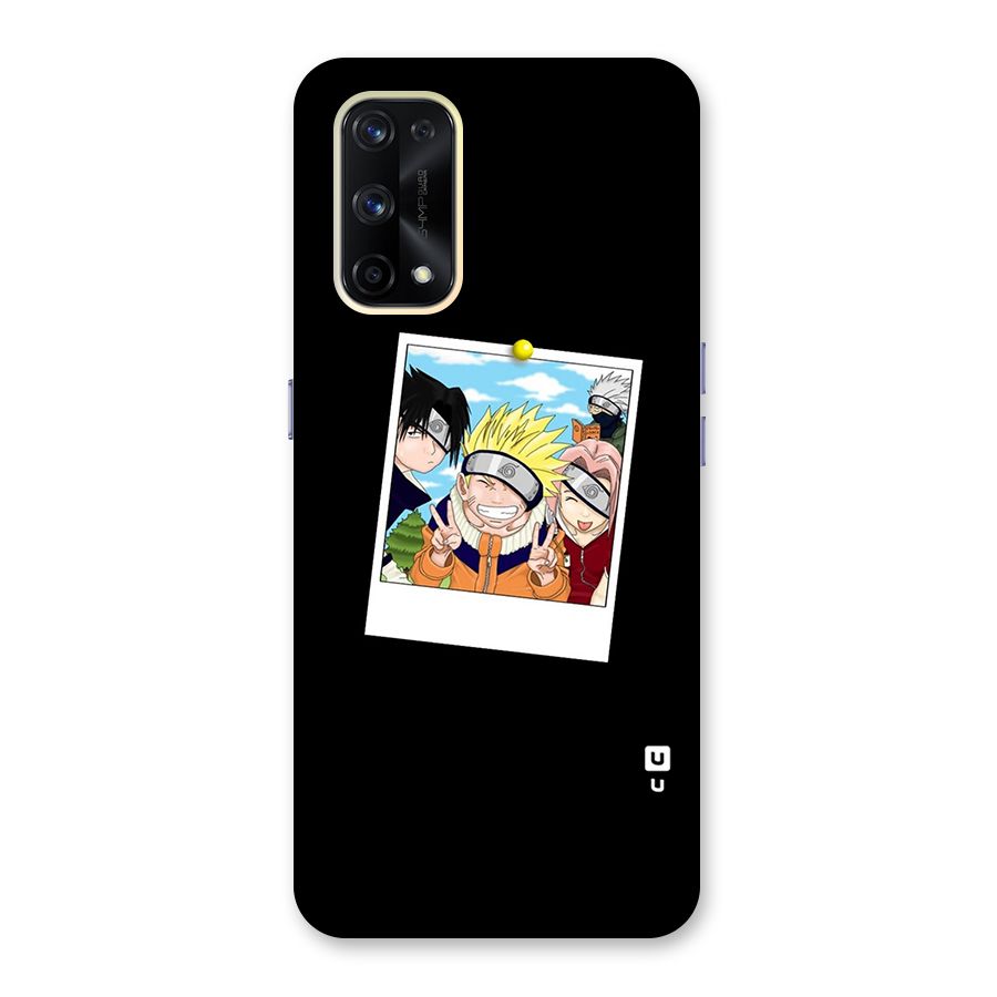 Team Kakashi Cute Glass Back Case for Realme X7 Pro