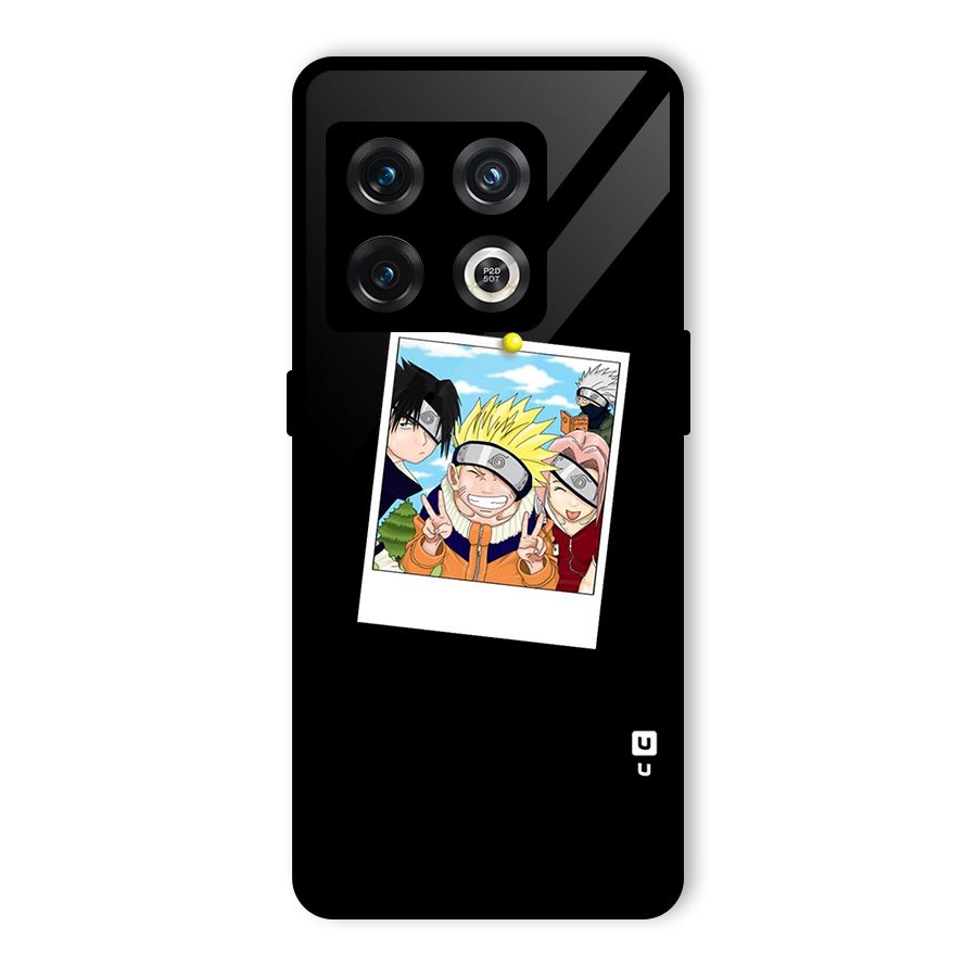 Team Kakashi Cute Glass Back Case for OnePlus 10 Pro 5G