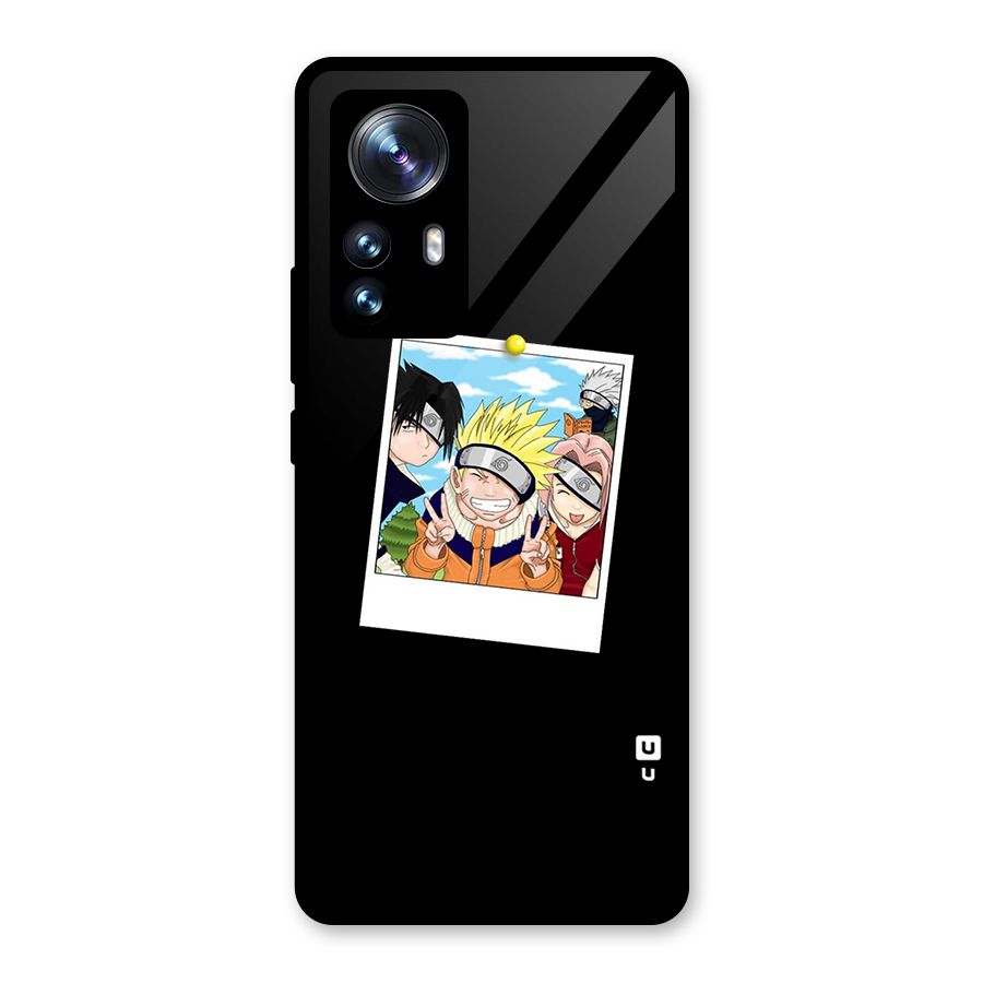 Team Kakashi Cute Glass Back Case for Xiaomi 12 Pro