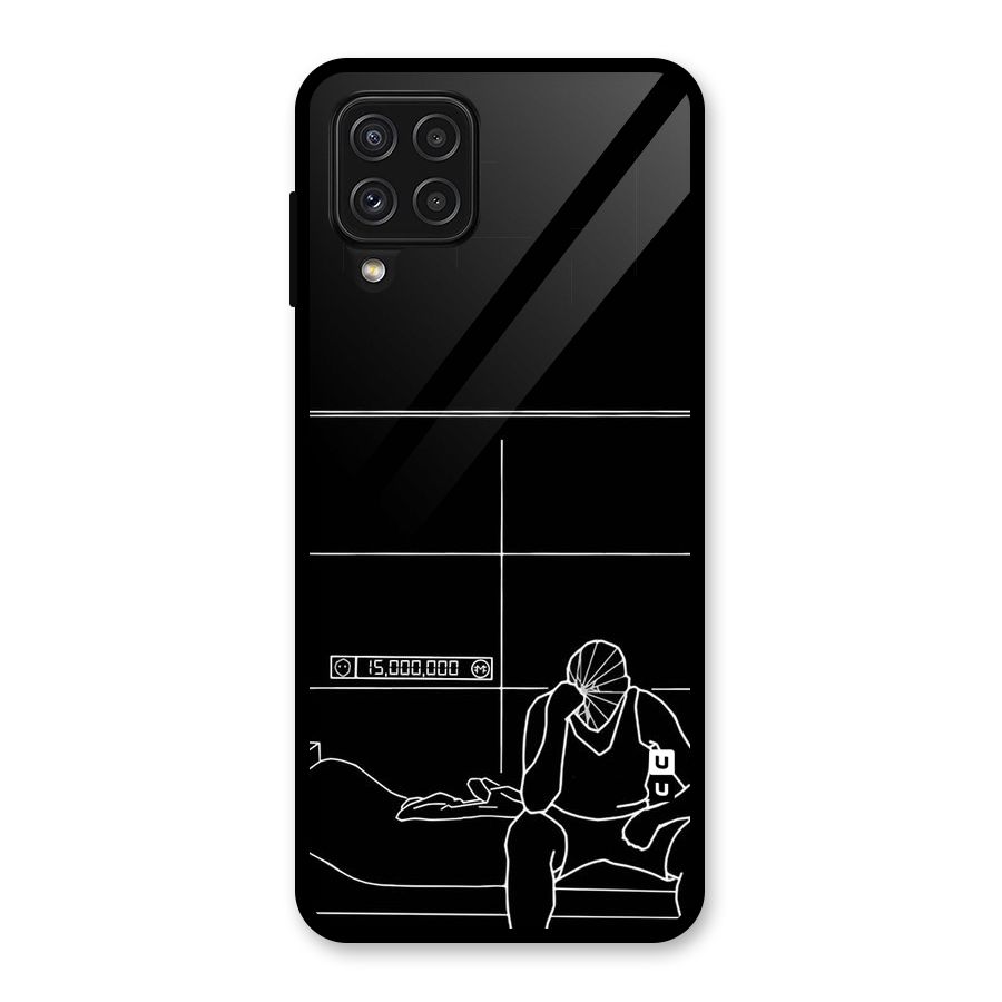 Teen Merits Glass Back Case for Galaxy A22 4G