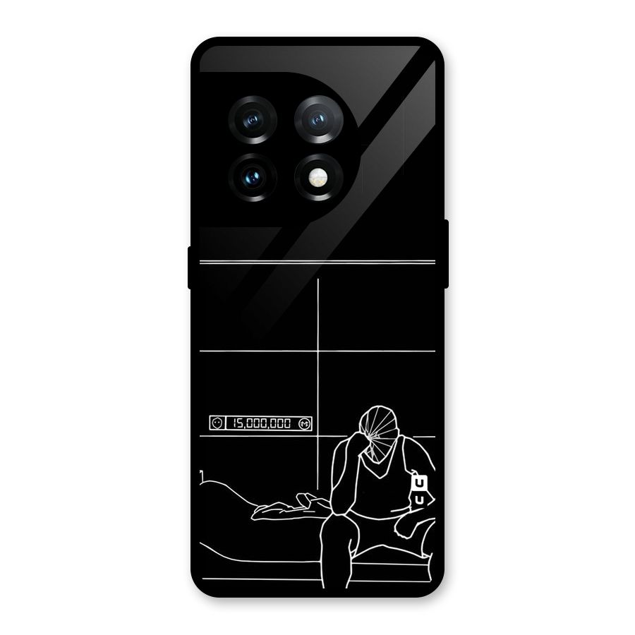 Teen Merits Glass Back Case for OnePlus 11