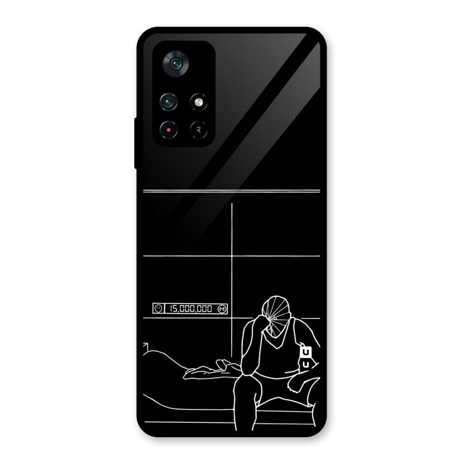 Teen Merits Glass Back Case for Poco M4 Pro 5G