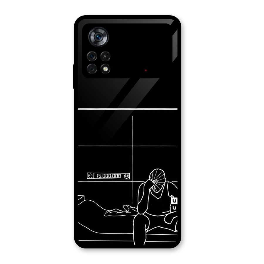 Teen Merits Glass Back Case for Poco X4 Pro 5G