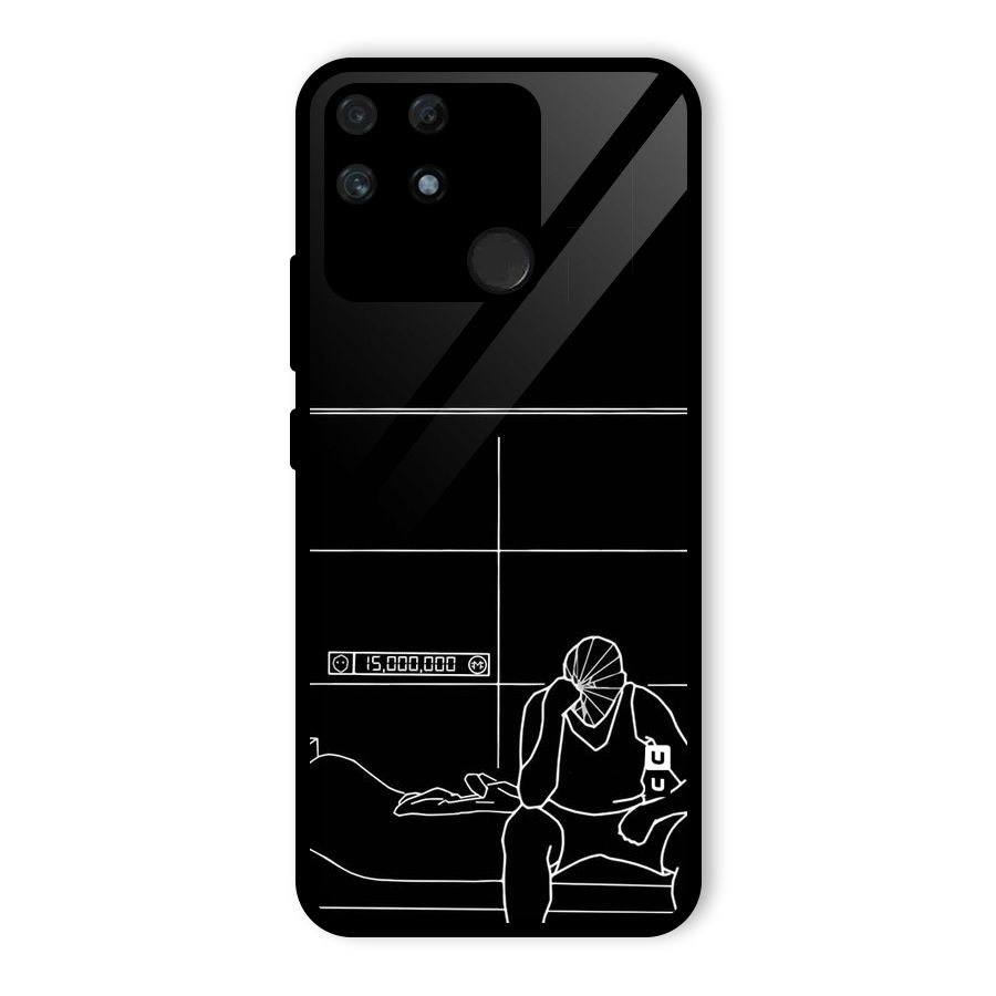 Teen Merits Glass Back Case for Realme Narzo 50A