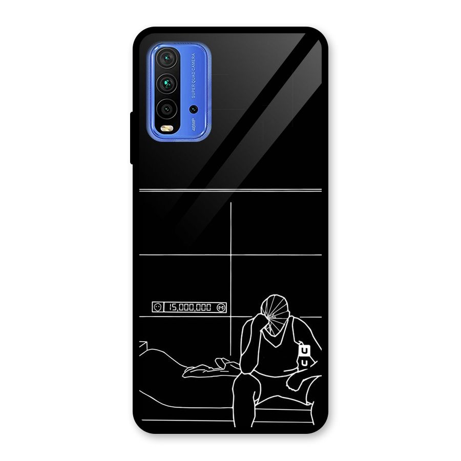 Teen Merits Glass Back Case for Redmi 9 Power