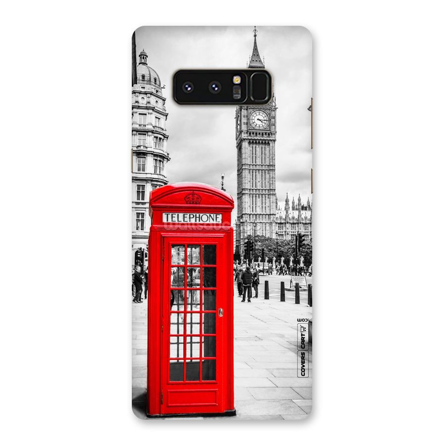 Telephone Booth Back Case for Galaxy Note 8