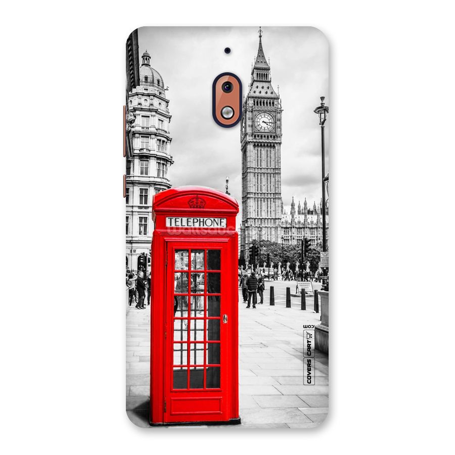 Telephone Booth Back Case for Nokia 2.1