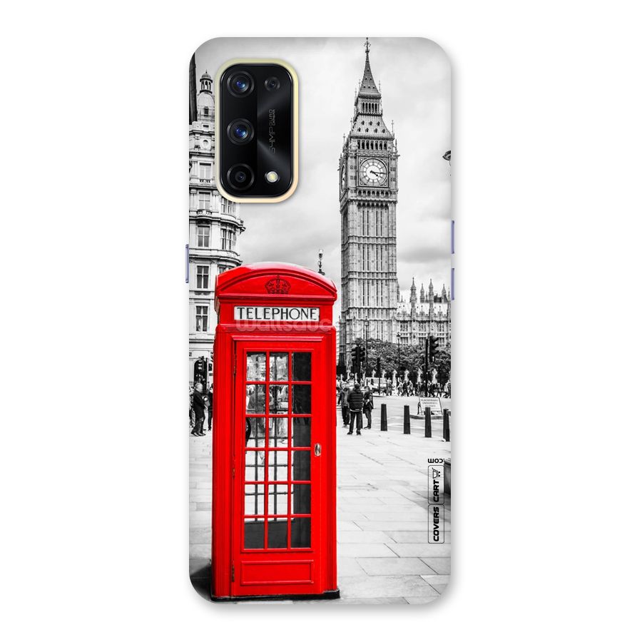 Telephone Booth Glass Back Case for Realme X7 Pro