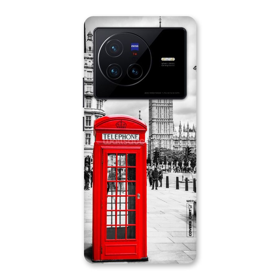 Telephone Booth Back Case for Vivo X80