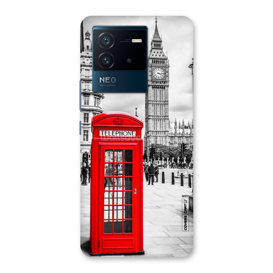 Telephone Booth Back Case for Vivo iQOO Neo 6 5G