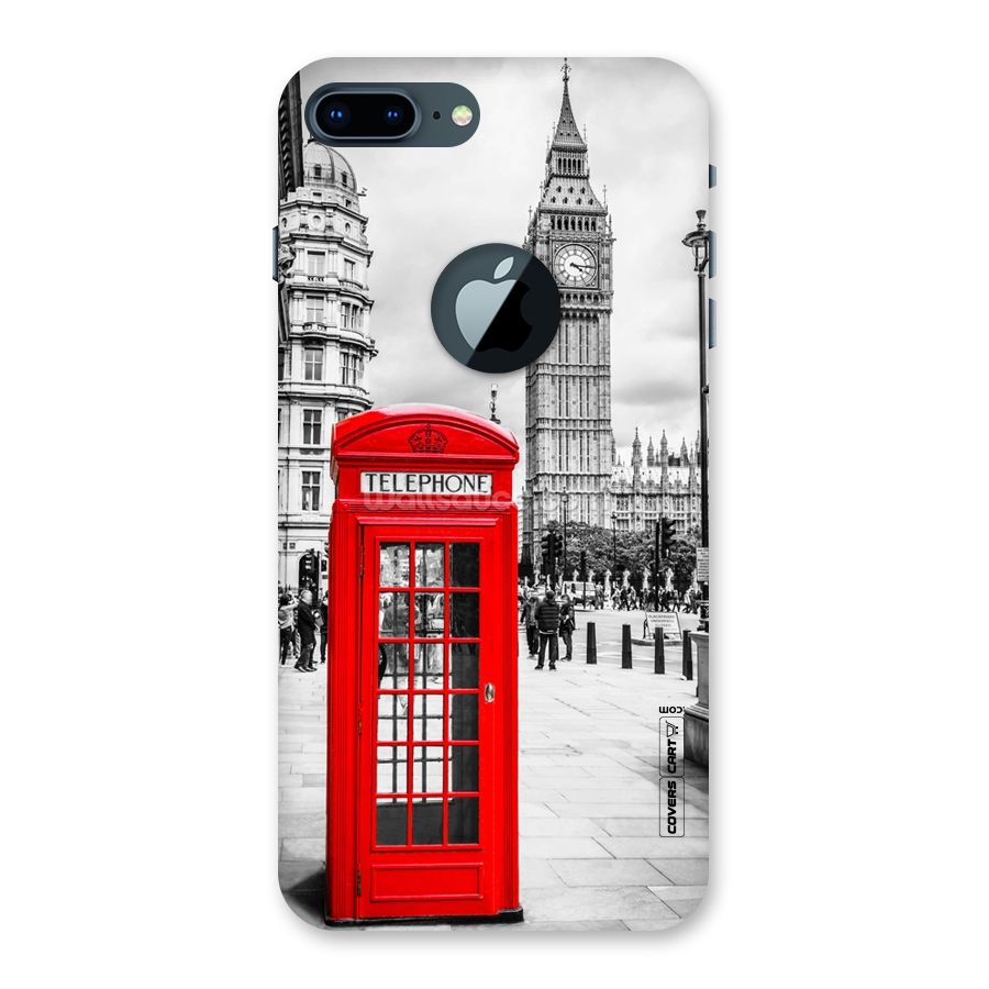 Telephone Booth Back Case for iPhone 7 Plus Logo Cut