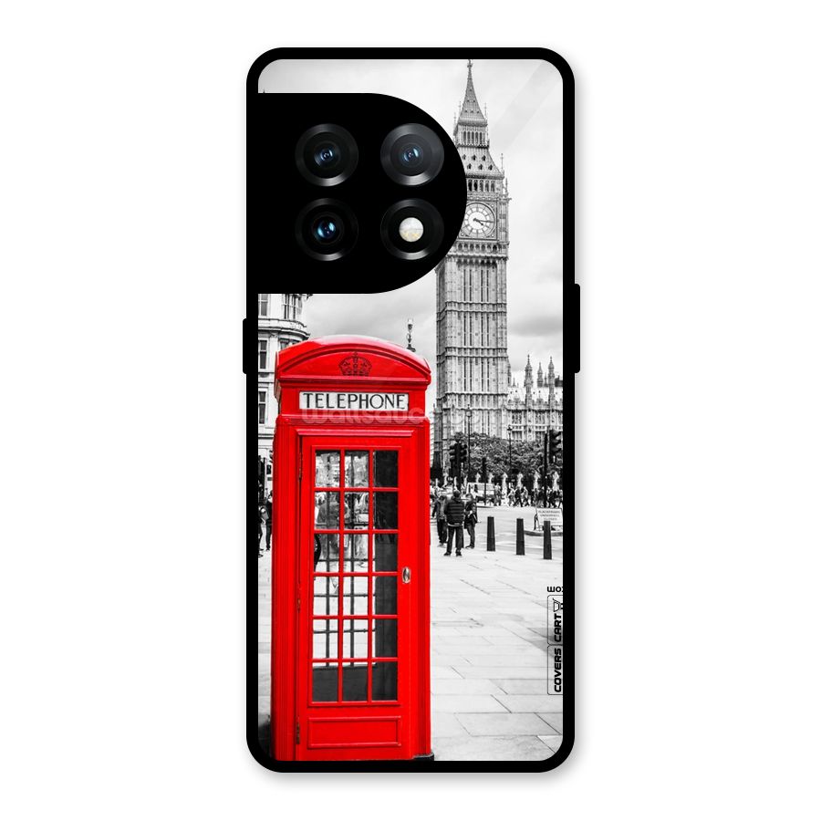 Telephone Booth Glass Back Case for OnePlus 11
