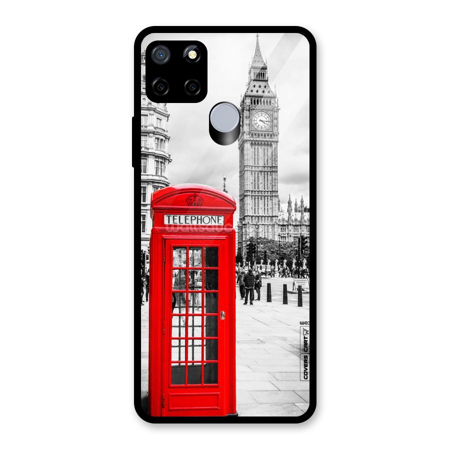 Telephone Booth Glass Back Case for Realme Narzo 30A