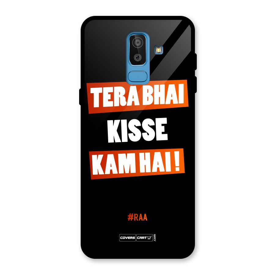 Tera Bhai Kisse Kam Hai Glass Back Case for Galaxy J8