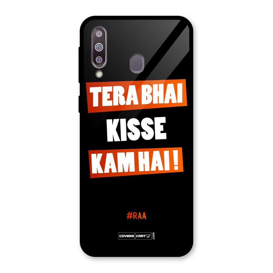 Tera Bhai Kisse Kam Hai Glass Back Case for Galaxy M30