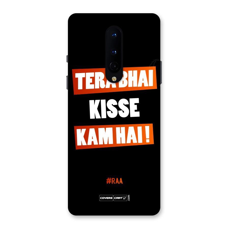 Tera Bhai Raftaar Back Case for OnePlus 8