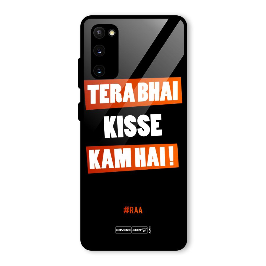 Tera Bhai Raftaar Glass Back Case for Galaxy S20 FE 5G