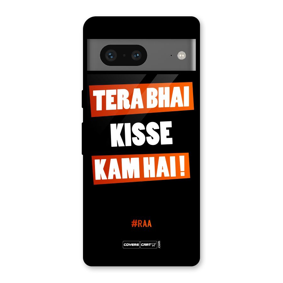 Tera Bhai Raftaar Glass Back Case for Google Pixel 7