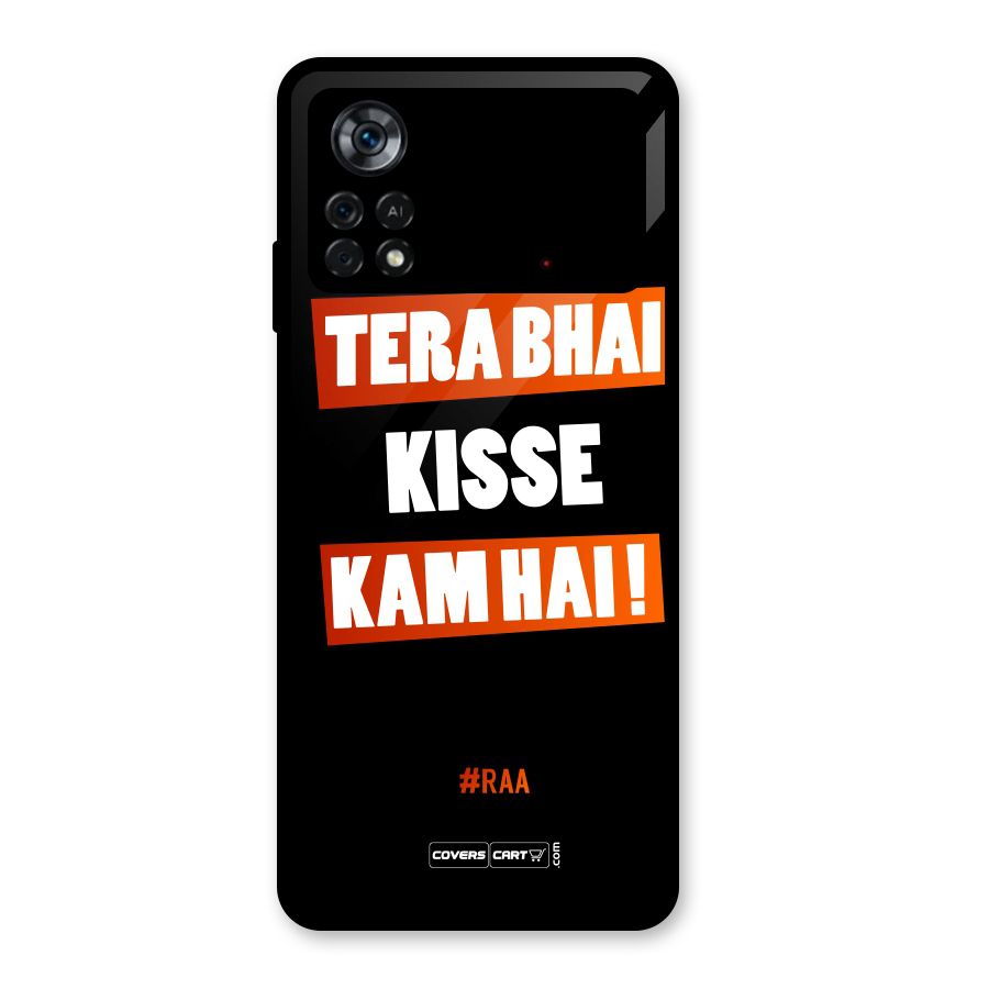 Tera Bhai Raftaar Glass Back Case for Poco X4 Pro 5G
