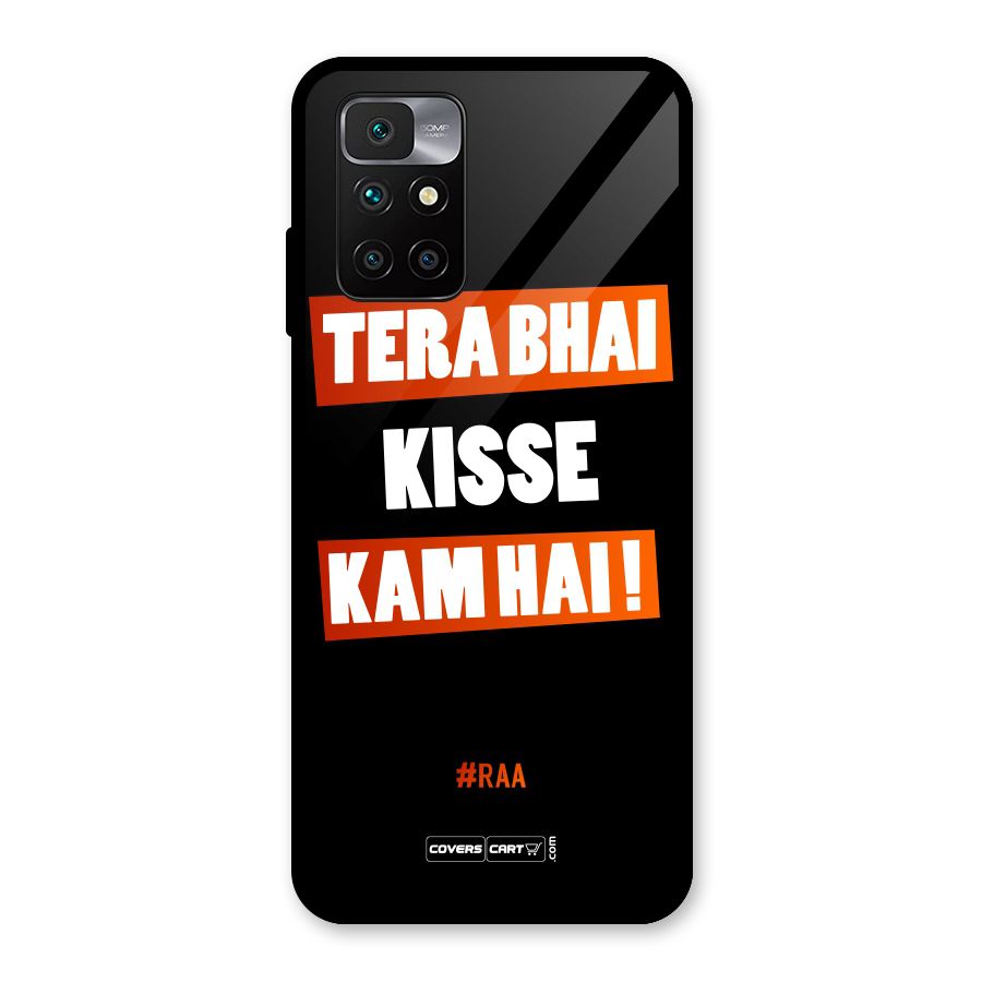 Tera Bhai Raftaar Glass Back Case for Redmi 10 Prime