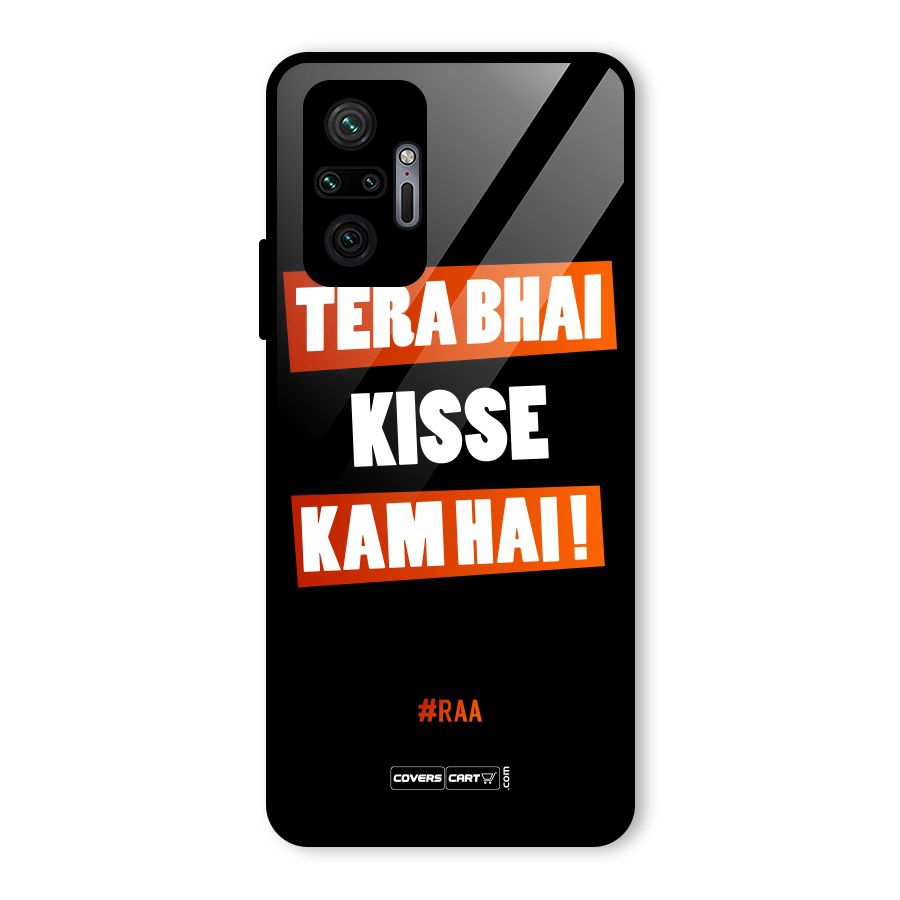 Tera Bhai Raftaar Glass Back Case for Redmi Note 10 Pro