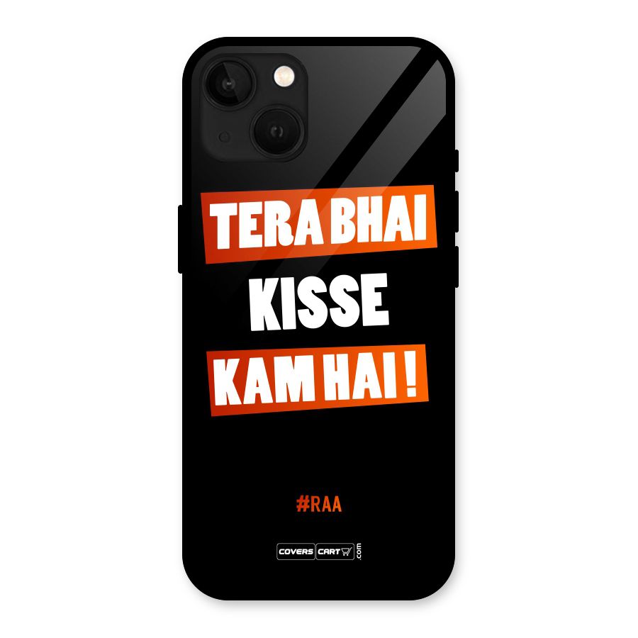Tera Bhai Raftaar Glass Back Case for iPhone 13