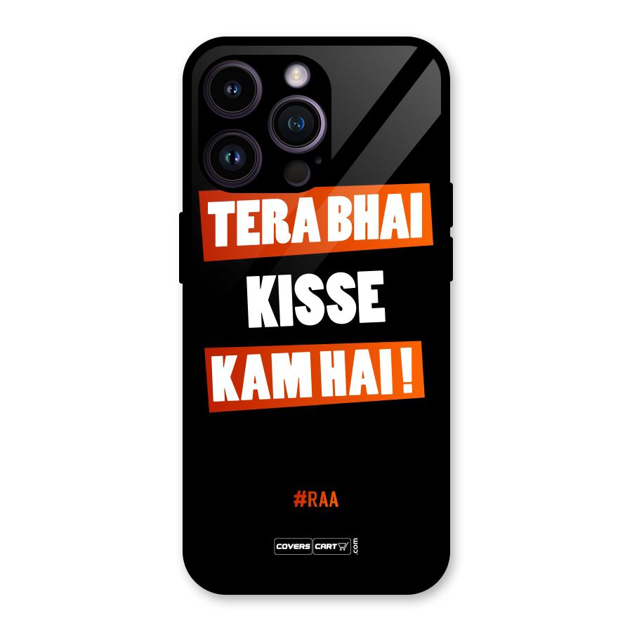 Tera Bhai Raftaar Glass Back Case for iPhone 14 Pro Max
