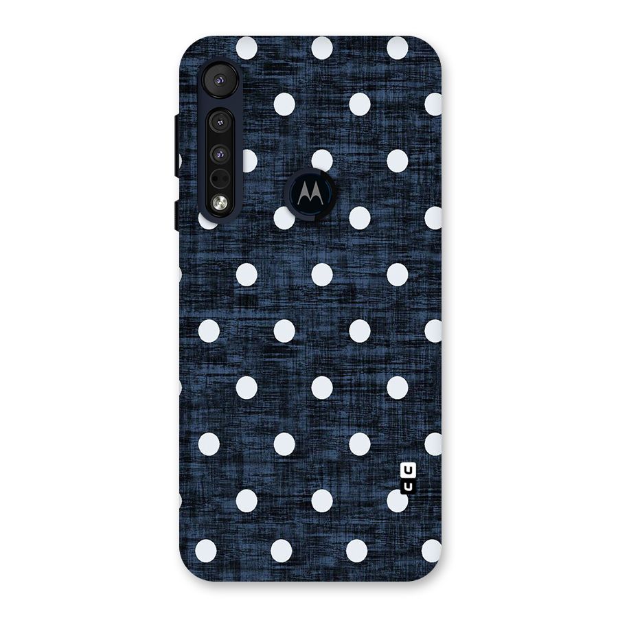 Textured Dots Back Case for Motorola One Macro