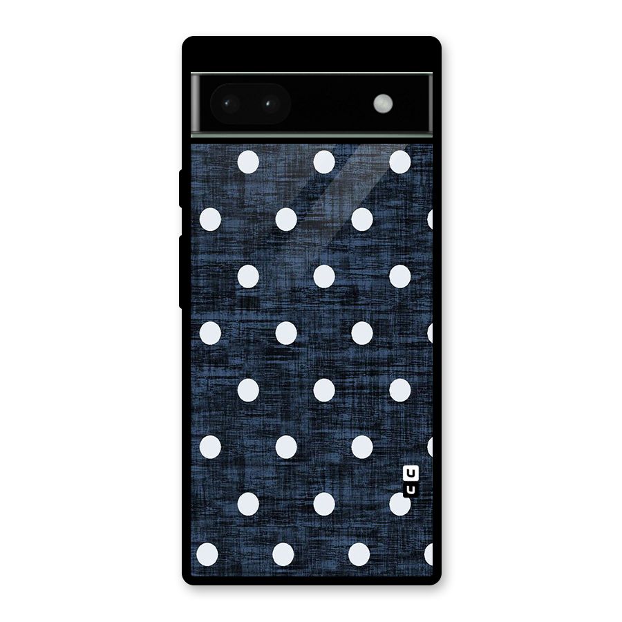Textured Dots Glass Back Case for Google Pixel 6a