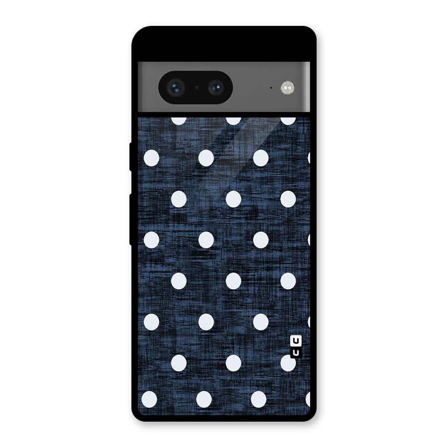 Textured Dots Glass Back Case for Google Pixel 7