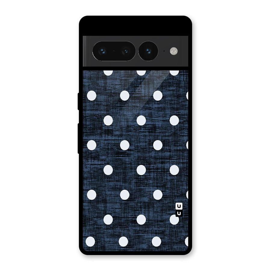 Textured Dots Glass Back Case for Google Pixel 7 Pro