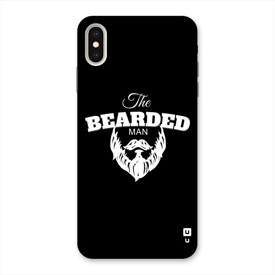 The Bearded Man Back Case for iPhone XS Max
