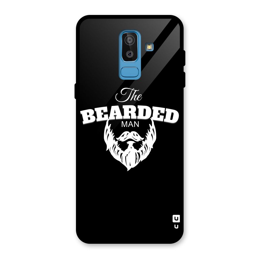 The Bearded Man Glass Back Case for Galaxy J8