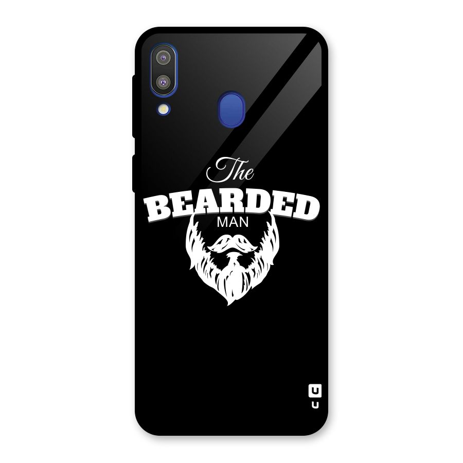 The Bearded Man Glass Back Case for Galaxy M20