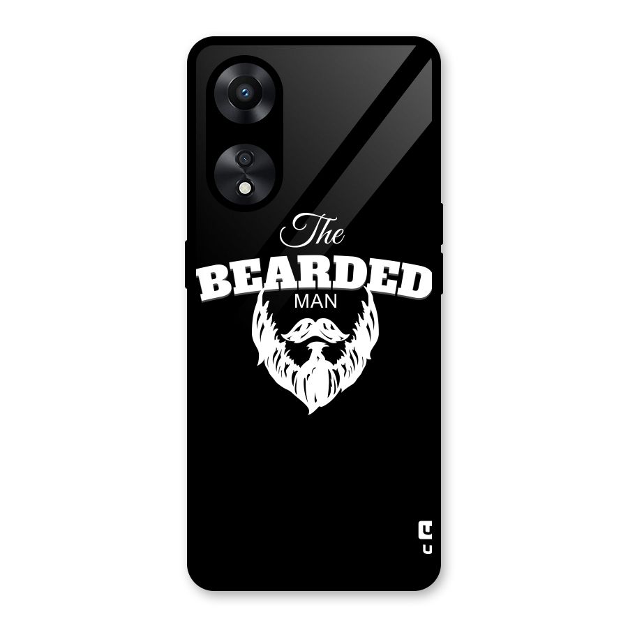 The Bearded Man Glass Back Case for Oppo A78