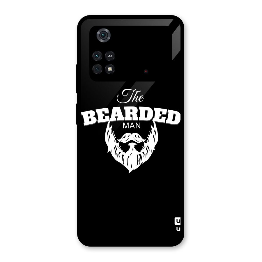 The Bearded Man Glass Back Case for Poco M4 Pro 4G