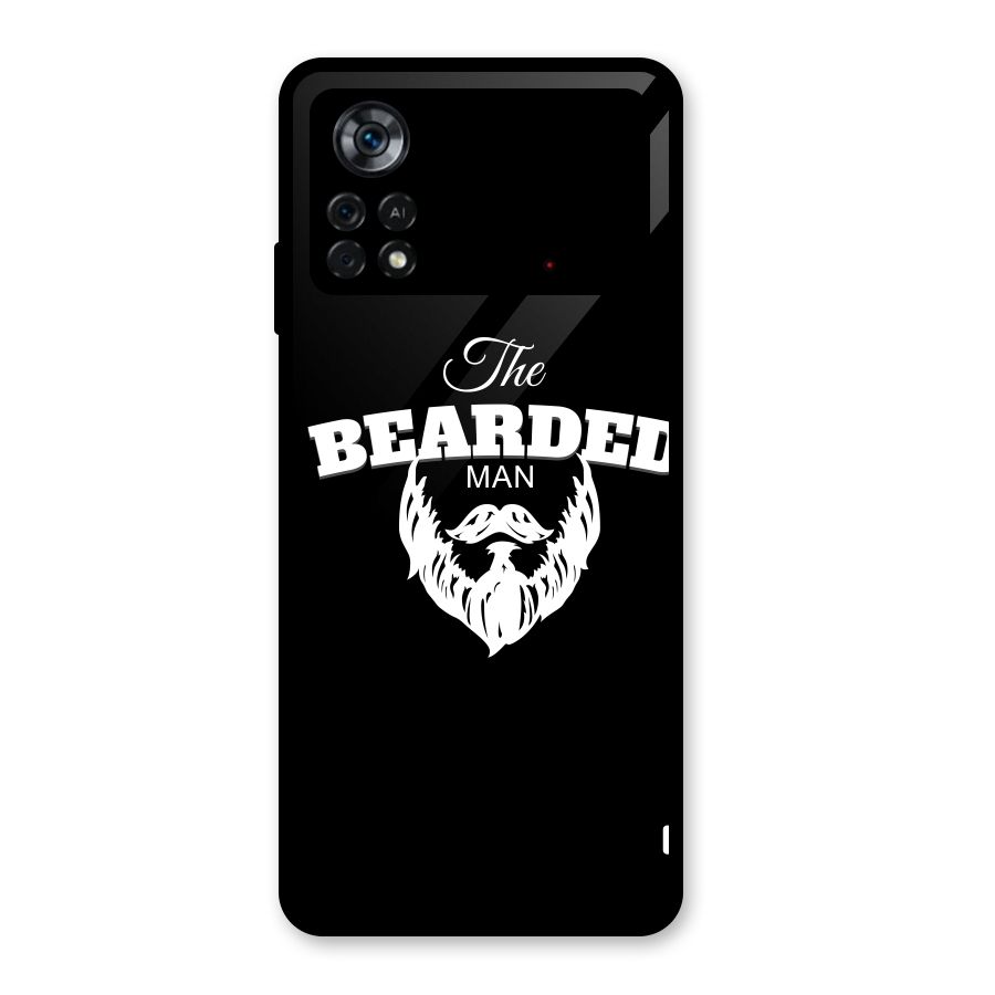 The Bearded Man Glass Back Case for Poco X4 Pro 5G
